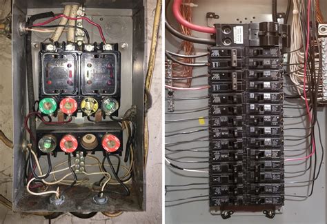 has the electrical box been updated|electrical panel box repair.